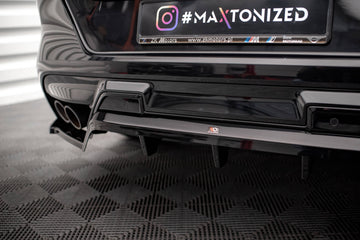 Rear Splitter (with vertical bars) BMW X6 M F96 - 0