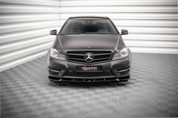 Front Splitter V.1 Mercedes-Benz C Coupe / Sedan / Estate  AMG-Line C204 / W204 Facelift / S204 Facelift - 0