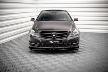 Front Splitter V.2 Mercedes-Benz C Coupe / Sedan / Estate  AMG-Line C204 / W204 Facelift / S204 Facelift - 0