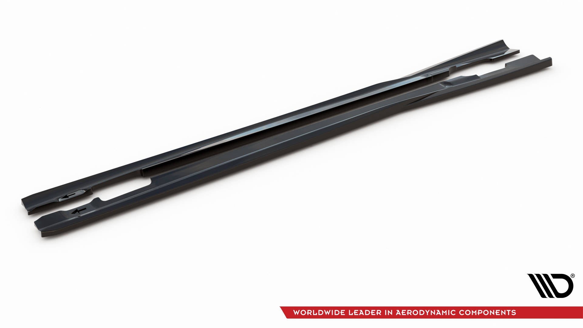 Side Skirts Diffusers Mercedes-Benz C Coupe / Sedan / Estate  AMG-Line C204 / W204 Facelift / S204 Facelift