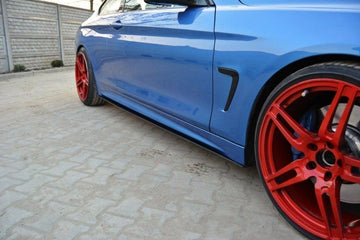 RACING SIDE SKIRTS DIFFUSERS for BMW 4 Coupe / Gran Coupe / Cabrio M-Pack F32 / F36 / F33 - 0