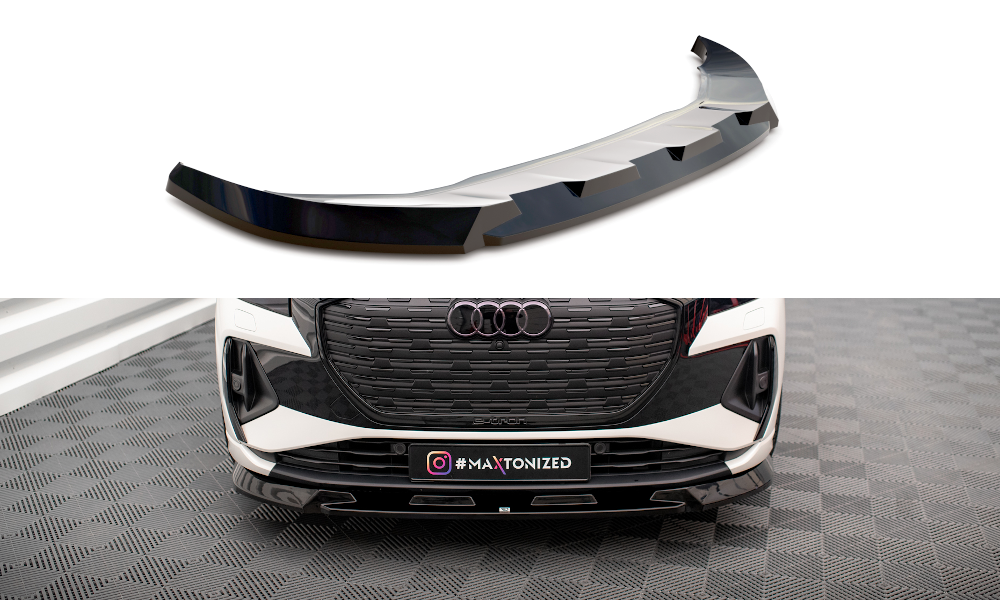 Front Splitter V.1 Audi Q4 e-tron Sportback S-line Mk1