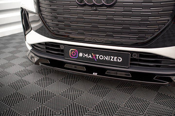 Front Splitter V.1 Audi Q4 e-tron Sportback S-line Mk1 - 0