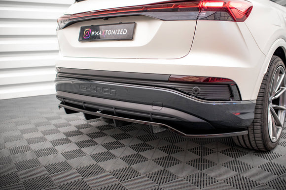 Rear Splitter (with vertical bars) Audi Q4 e-tron Sportback S-line Mk1