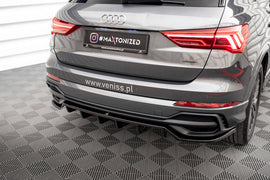 Rear Splitter (with vertical bars) Audi Q3 S-Line F3 - 0