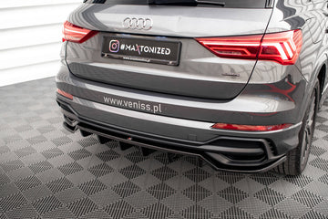 Rear Splitter (with vertical bars) Audi Q3 S-Line F3 - 0
