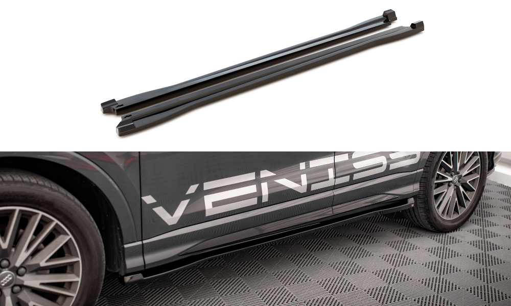 Side Skirts Diffusers V.1 Audi Q3 S-Line / RSQ3 F3