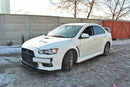 RACING SIDE SKIRTS DIFFUSERS Mitsubishi Lancer Evo X-4