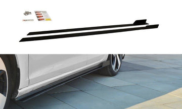VW GOLF VII GTI (FACELIFT) - RACING SIDE SKIRTS DIFFUSERS
