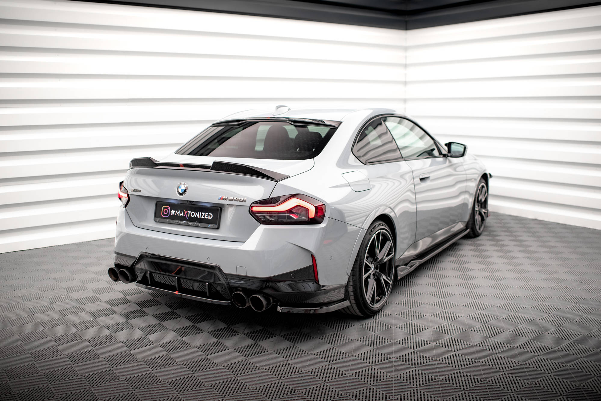 Rear Side Splitters V.2 BMW 2 Coupe M240i G42