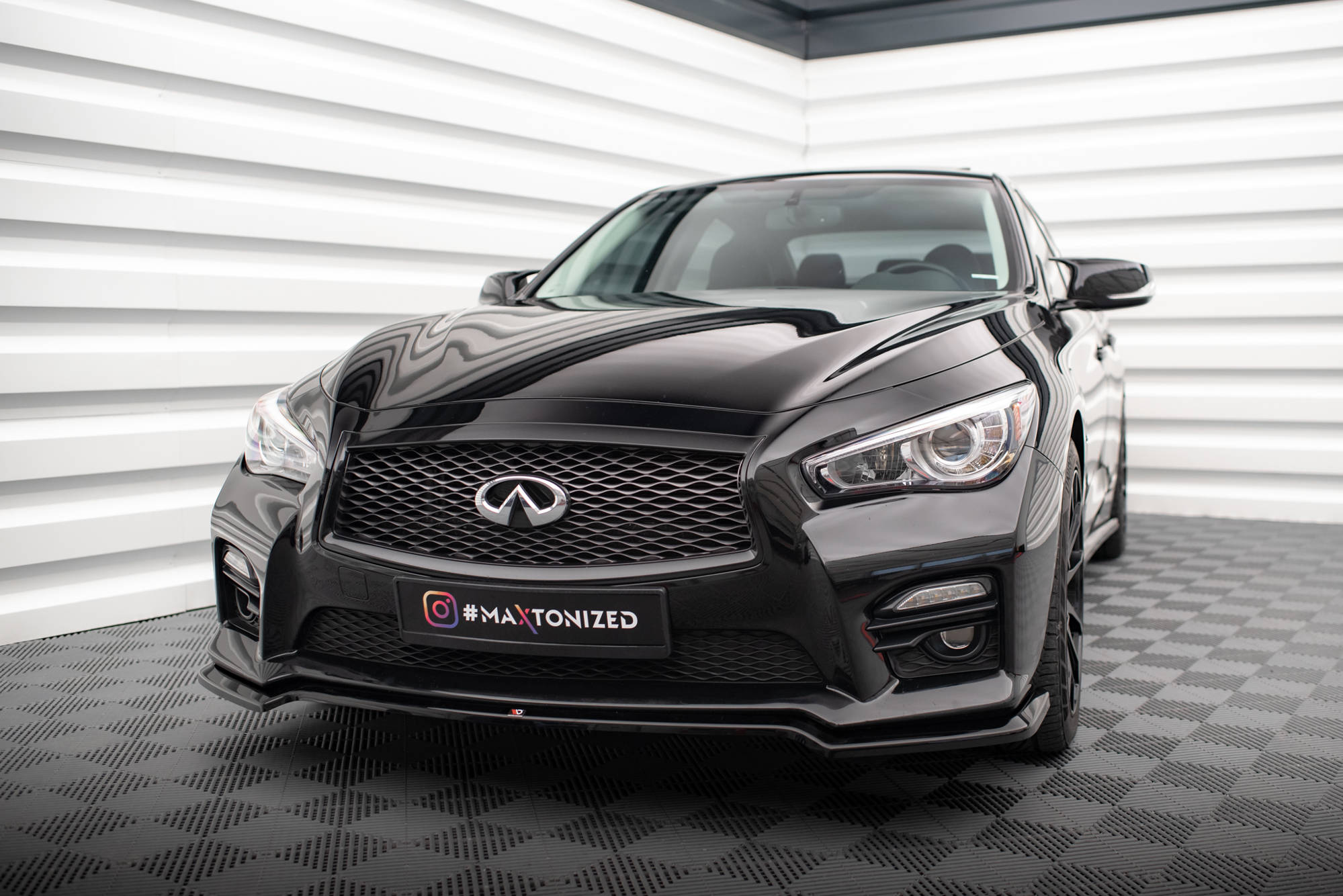 Front Splitter V.1 Infiniti Q50 S Mk1