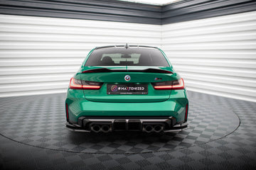 Carbon Fiber Rear Side Splitters BMW M3 G80 - 0