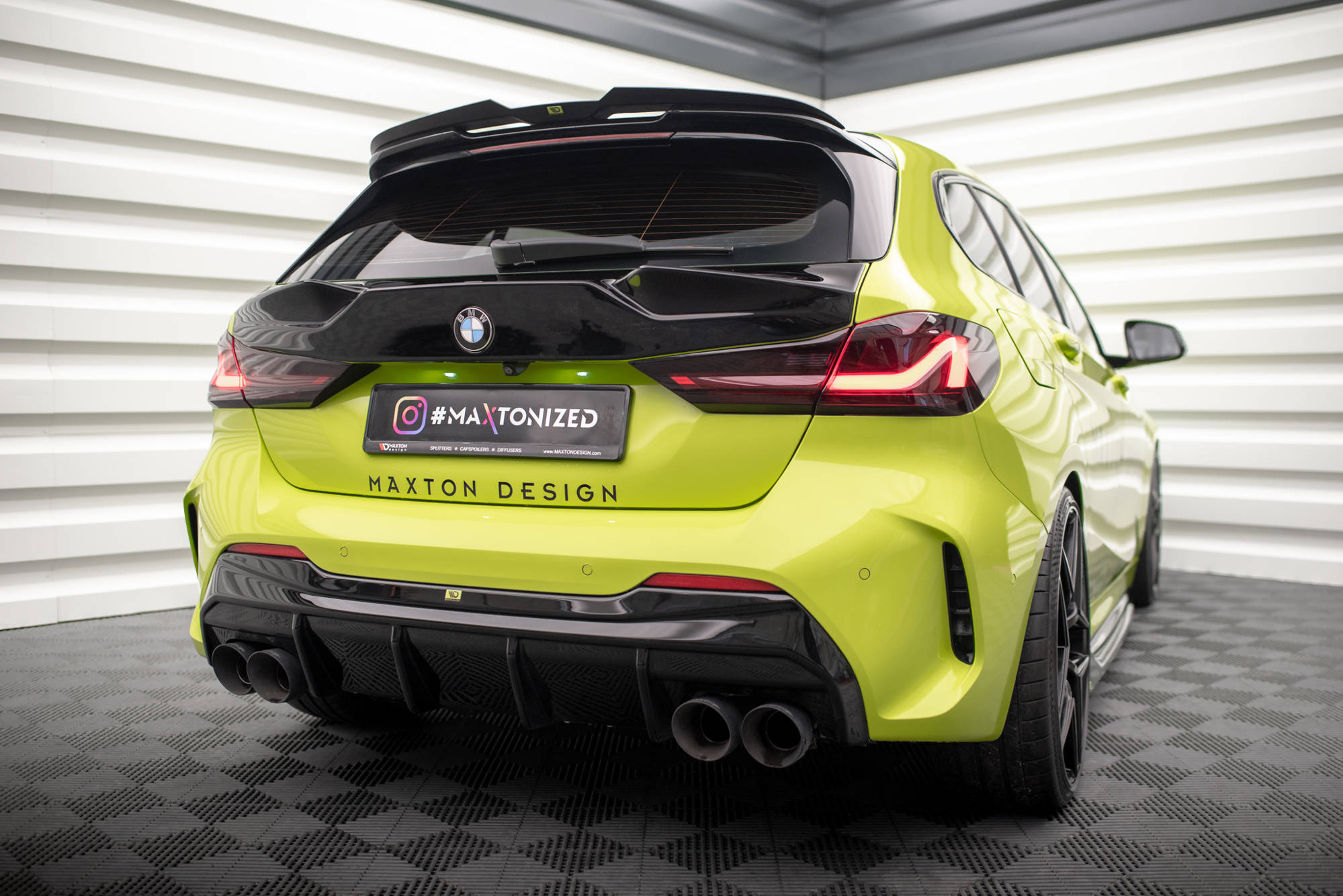 Rear Valance V.3 BMW 1 F40 M-Pack/ M135i (Double Exhaust Version)