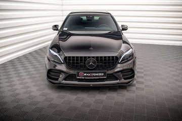 Front Splitter V.1 Mercedes-Benz C AMG Line Sedan / Coupe / Estate W205 / C205 / S205 Facelift - 0