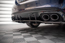 Rear Splitter (with vertical bars) Mercedes-AMG C 43 Sedan / Estate W205 / S205 Facelift-4