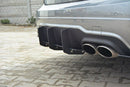 Mercedes C W204 AMG-Line (Facelift) REAR DIFFUSER & REAR SIDE SPLITTERS-2