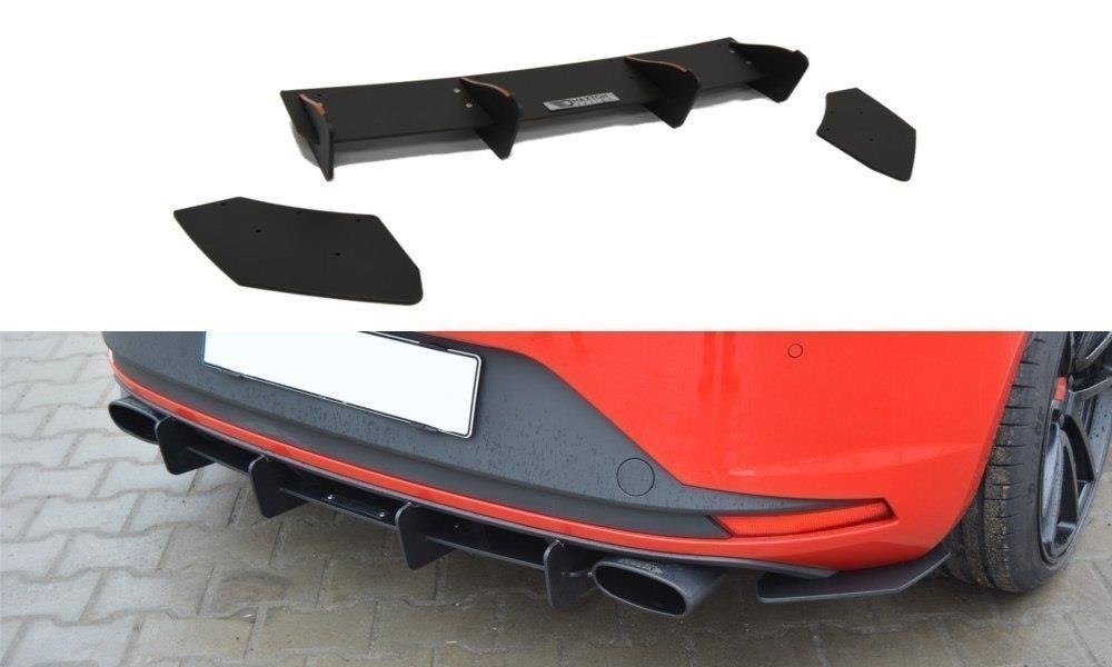 SEAT LEON III CUPRA REAR DIFFUSER & REAR SIDE SPLITTERS