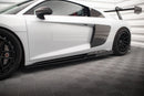 Side Skirts Diffusers  V.2+ Flaps Audi R8 Mk2 Facelift-2
