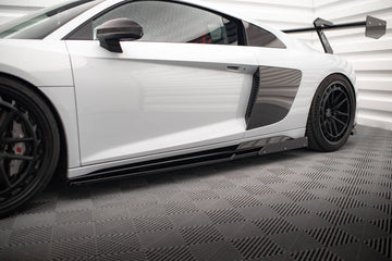 Side Skirts Diffusers  V.2+ Flaps Audi R8 Mk2 Facelift - 0
