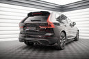 Rear Splitter (with vertical bars) Volvo XC60 R-Design Mk2 Facelift-2