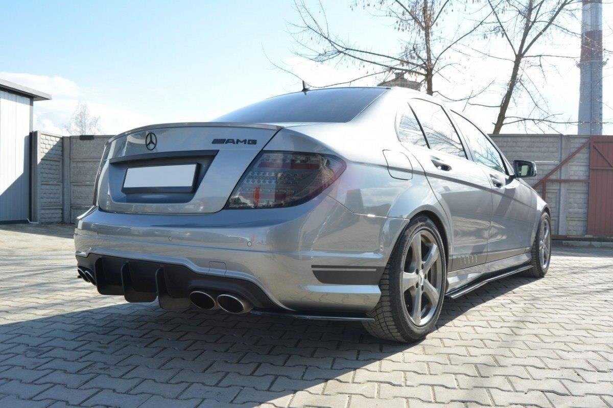 REAR DIFFUSER v.2 Mercedes C W204 AMG-Line (FACELIFT)