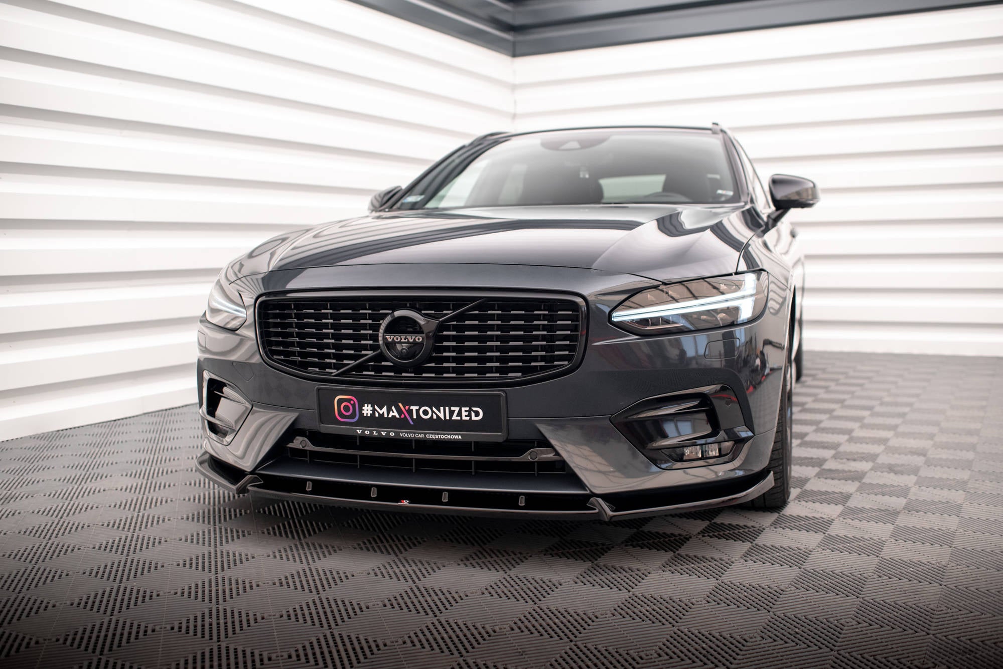 Front Splitter Volvo V90 / S90 R-Design Mk2