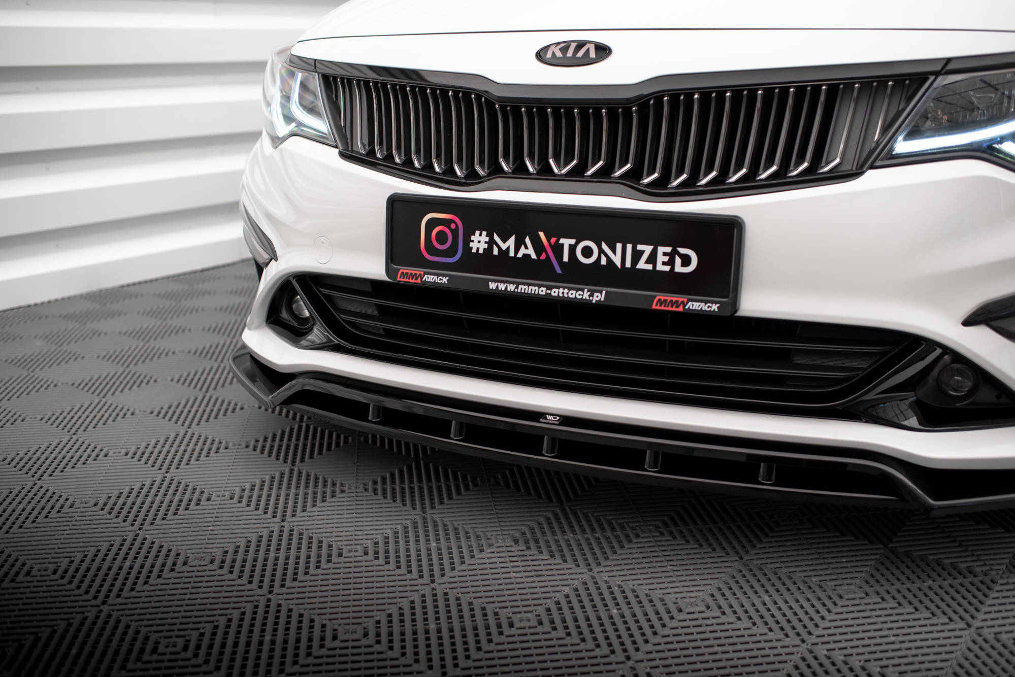 Front Splitter V.1 Kia Optima Mk4 Facelift