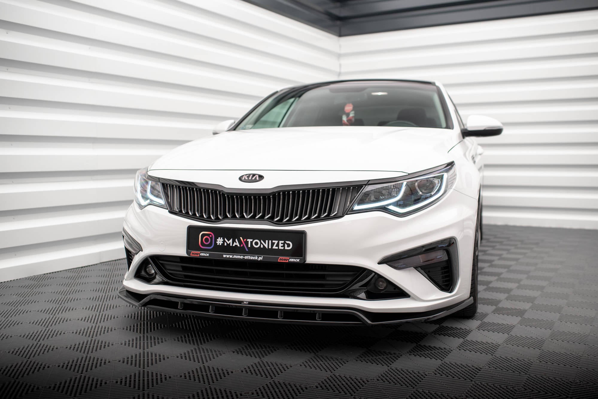 Front Splitter V.1 Kia Optima Mk4 Facelift