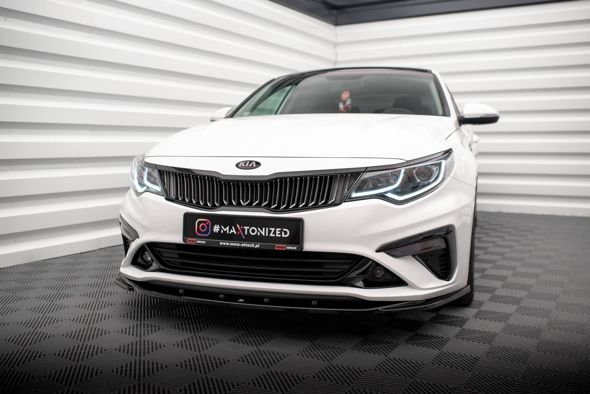 Front Splitter V.2 Kia Optima Mk4 Facelift