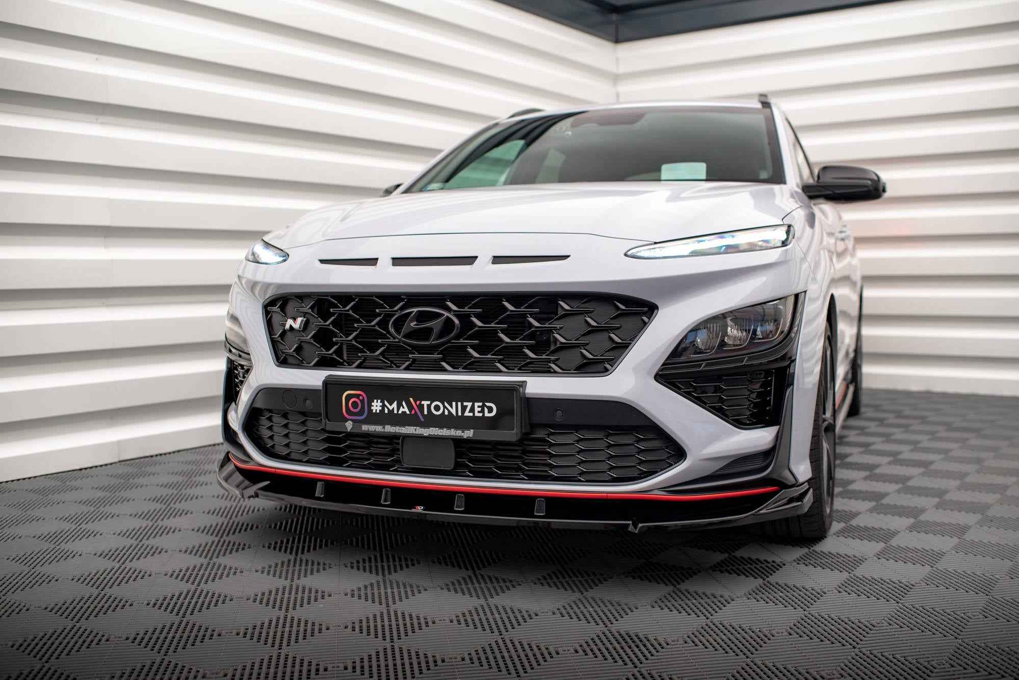 Front Splitter V.2 Hyundai Kona N Mk1