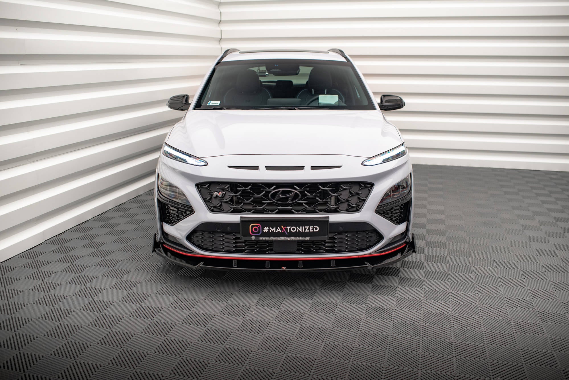 Front Splitter V.2 + Flaps Hyundai Kona N Mk1