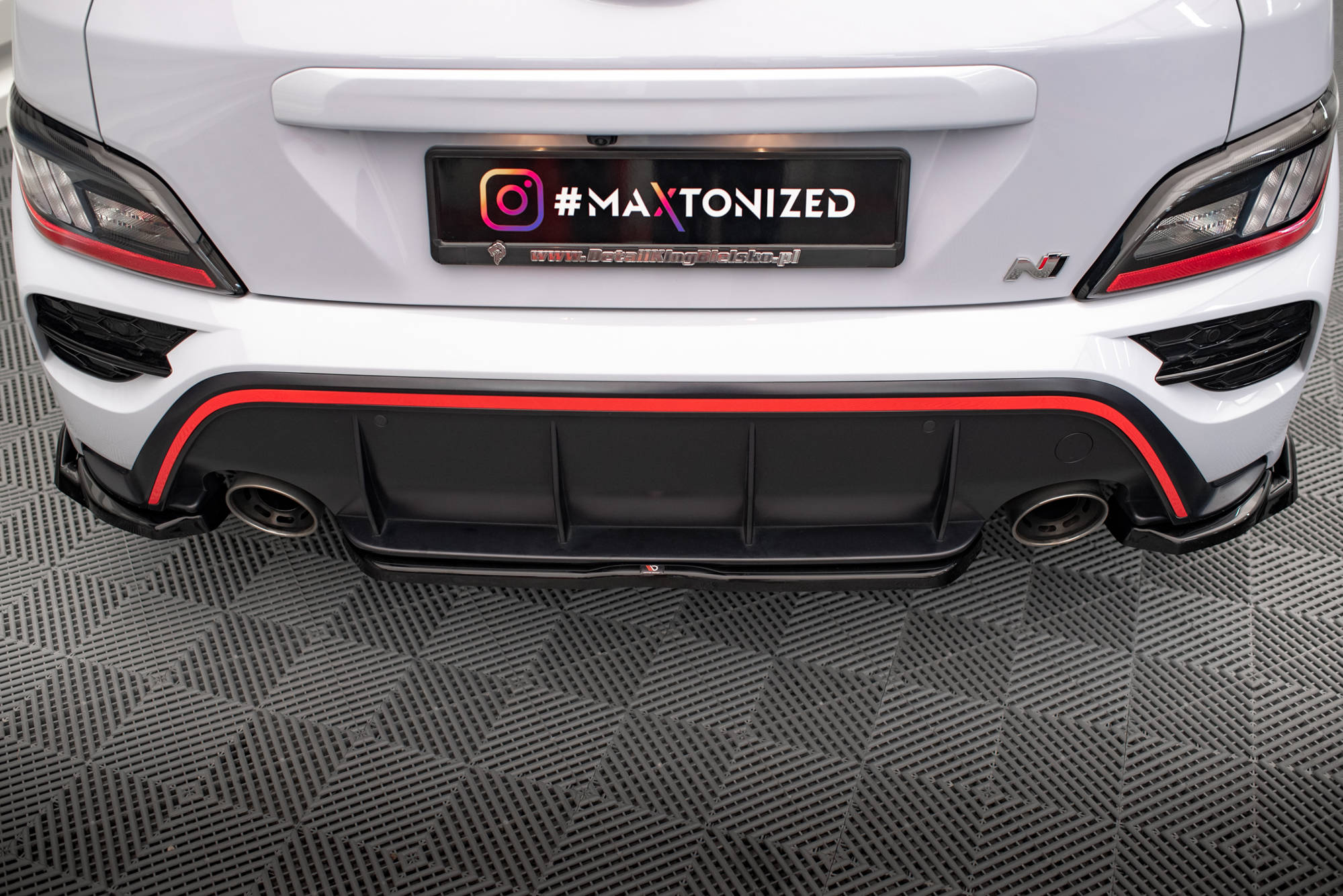 Rear Splitter for Hyundai Kona N Mk1