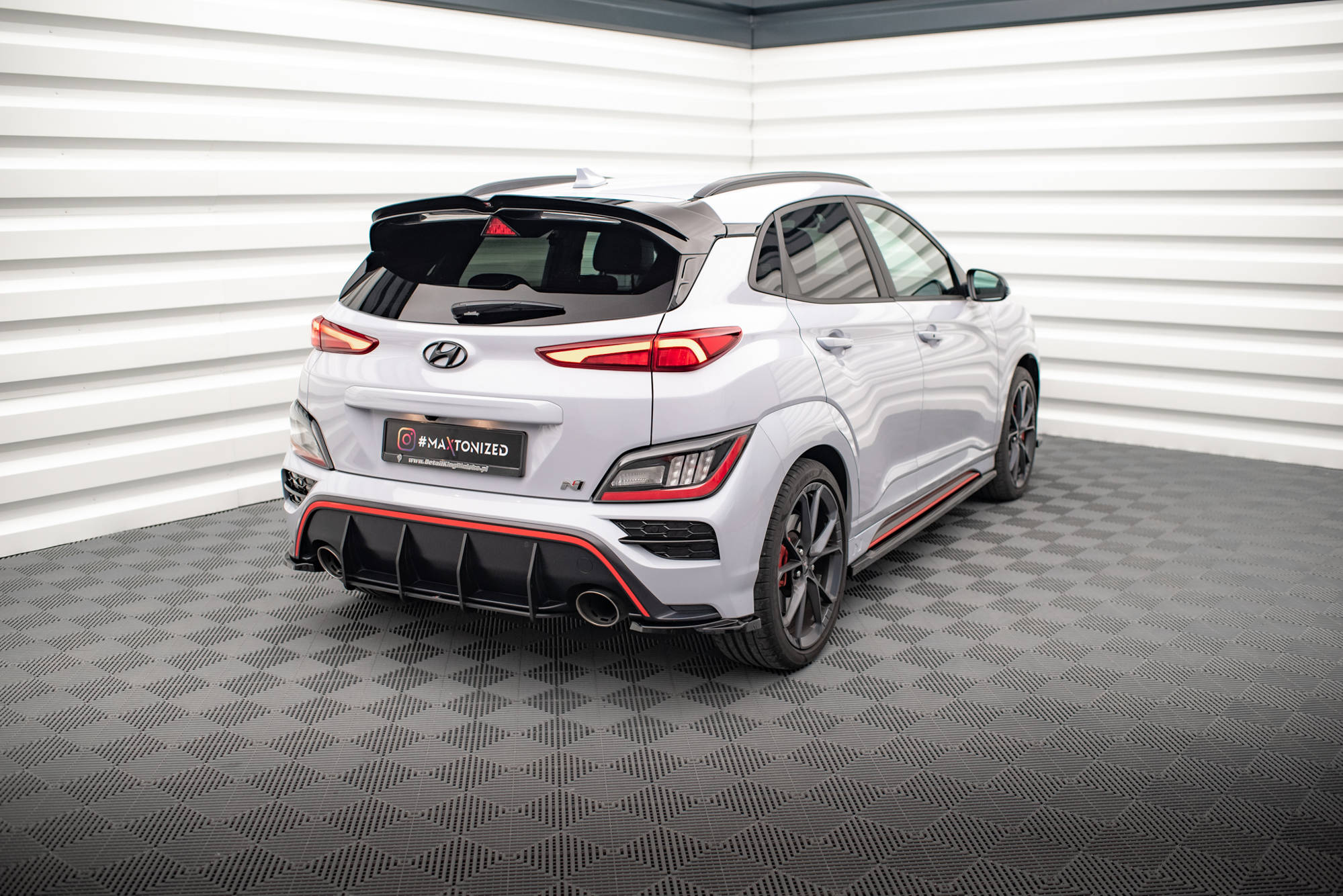 Rear Side Splitters V.1 Hyundai Kona Mk1