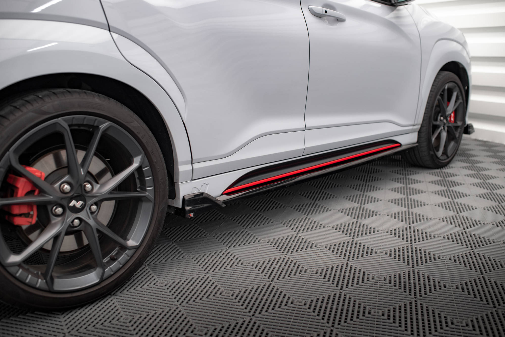 Side Skirts Diffusers V.1 + Flaps Hyundai Kona N Mk1