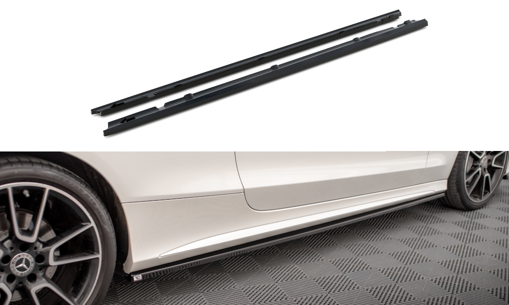 Side Skirts Diffusers Mercedes-Benz C Coupe AMG-Line C205 Facelift