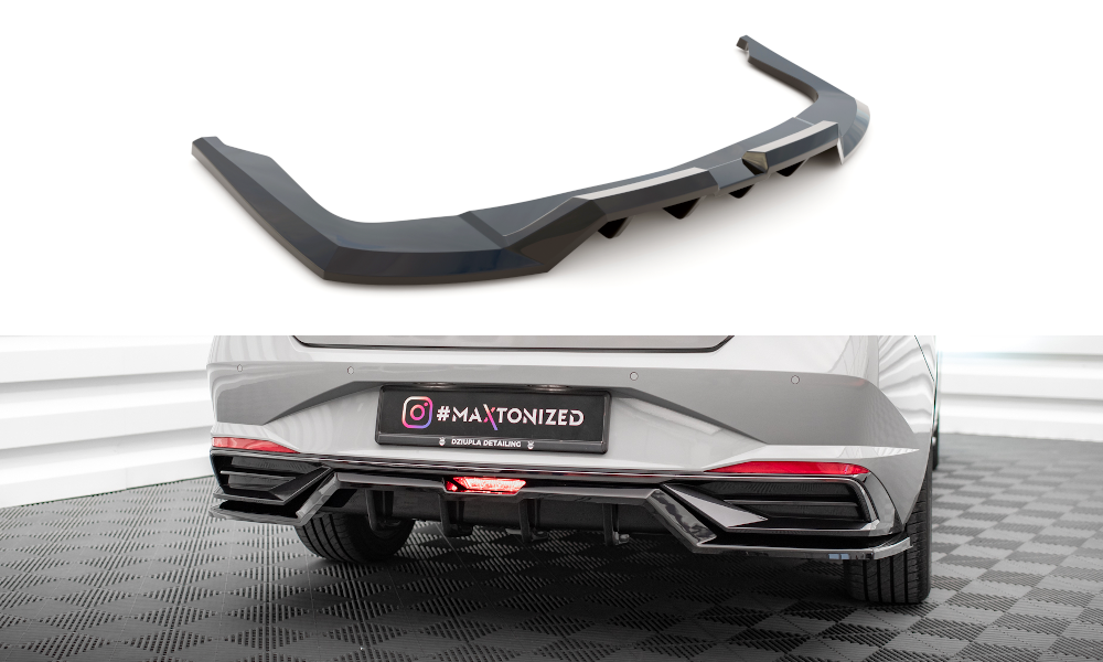 Rear Splitter (with vertical bars) Hyundai Elantra Mk7