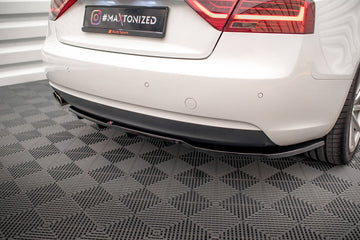 Rear Splitter (with vertical bars) Audi A5 Coupe 8T Facelift - 0
