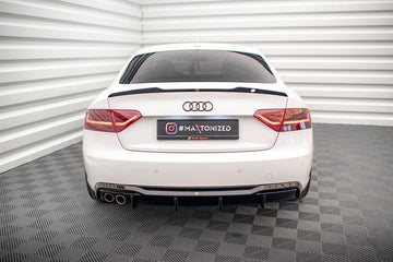 Rear Valance Audi A5 Coupe 8T Facelift (Version with dual exhausts on one side) - 0