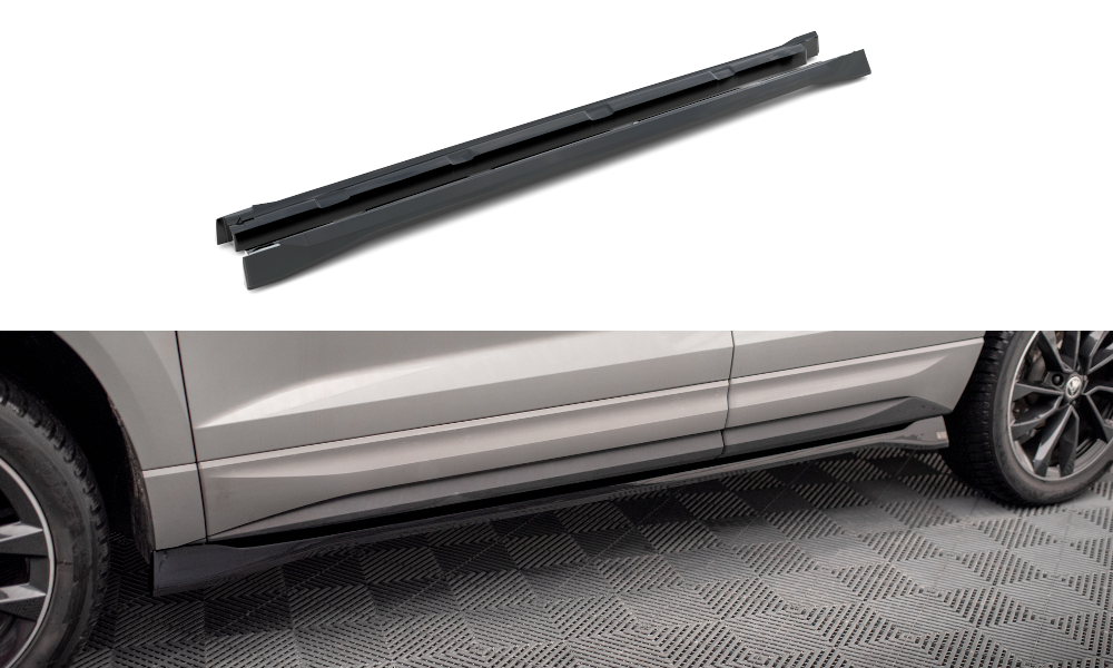 Side Skirts Diffusers Skoda Karoq Sportline Mk1 Facelift