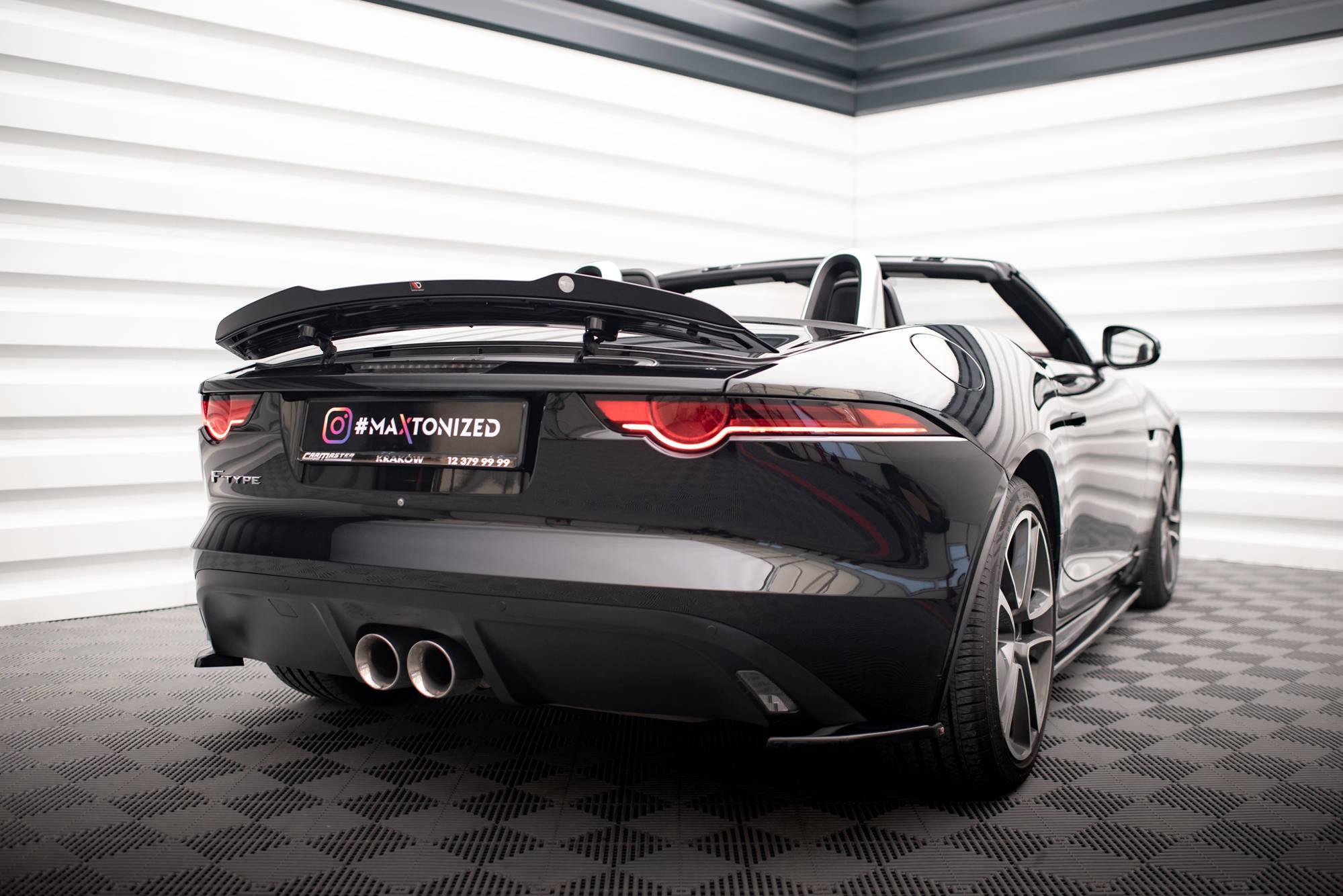 Rear Side Splitters Jaguar F-Type Mk1 Facelift