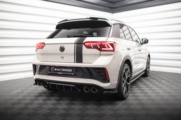 Rear Splitter (with vertical bars) Volkswagen T-Roc R / R-Line Mk1 Facelift - 0