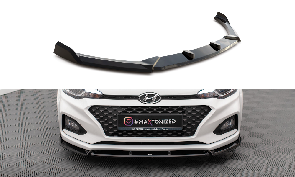 Front Splitter V.2 Hyundai I20 Mk2 Facelift