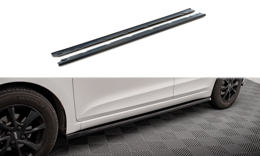 Side Skirts Diffusers Hyundai I20 Mk2 Facelift