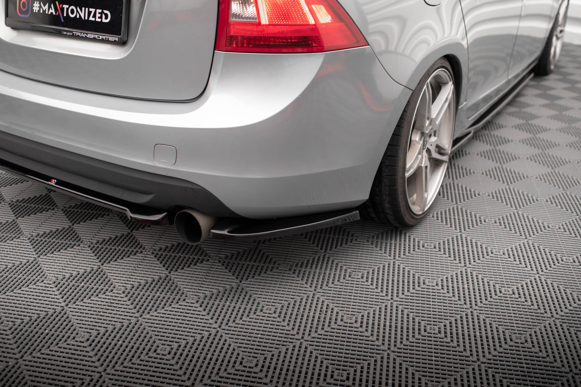 Rear Side Splitters Volvo S60 R-Design Mk2