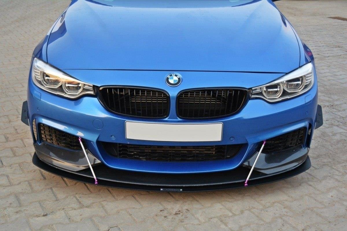 FRONT RACING SPLITTER v.3 for BMW 4 F32 M-PACK & M-Performance