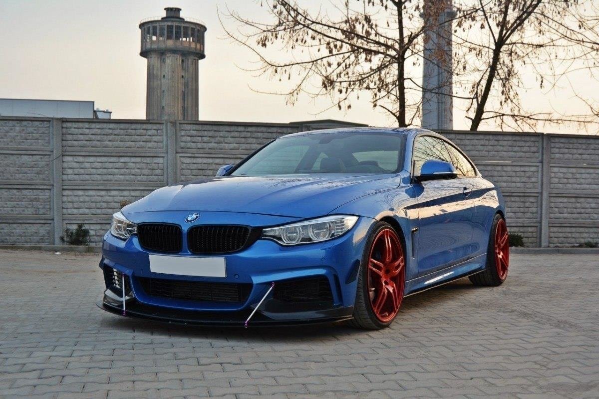 FRONT RACING SPLITTER v.3 for BMW 4 F32 M-PACK & M-Performance