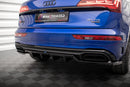 Rear Splitter (with vertical bars) Audi Q5 S-Line SUV Mk2 Facelift-4