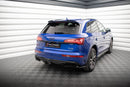 Rear Splitter (with vertical bars) Audi Q5 S-Line SUV Mk2 Facelift-6