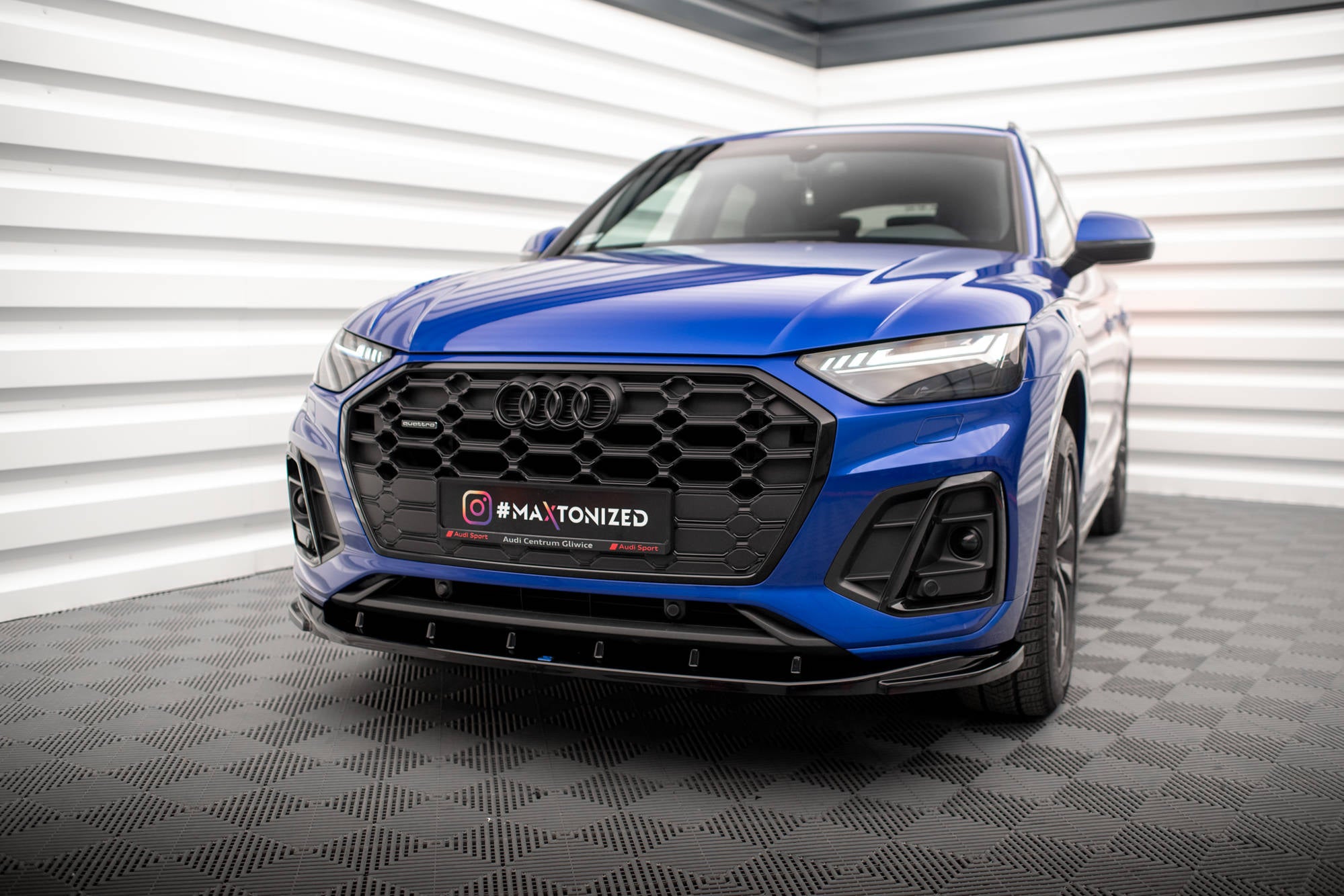 Front Splitter V.2 Audi SQ5 / Q5 S-Line SUV / Sportback Mk2 Facelift