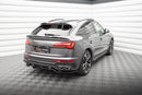Rear Splitter (with vertical bars) Audi SQ5 / Q5 S-Line Sportback Mk2 Facelift-2
